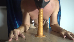 Vlakik SM gay: Gola profonda dildo BDSM vlakik