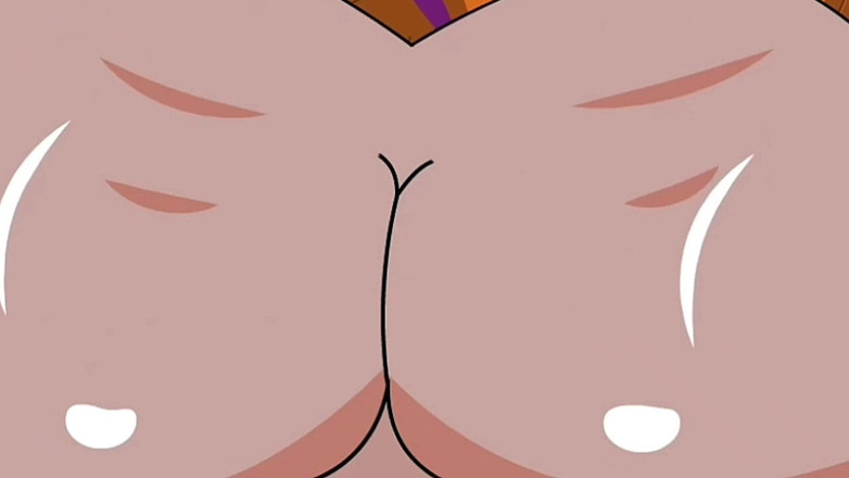Animate golden: De kont van een roodharige breken (animatie)