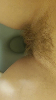MILF Pee Close up View in the Toilet From Hairy Pussy