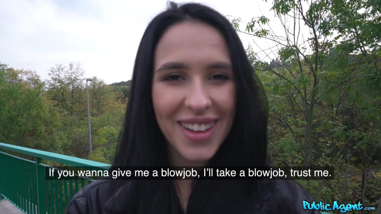 Public Agent: Agent publiczny - Hitchiker Alyssa Bounty połyka spust POV