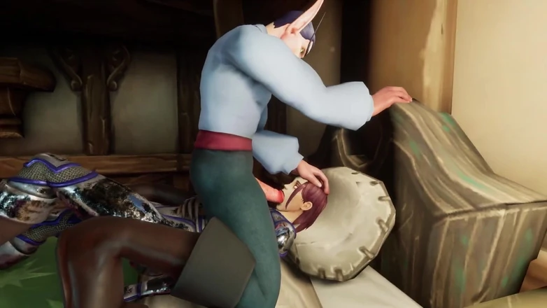 Wraith ward: Fucking the Guard Girl in her barracks | Warcraft Porn Parody