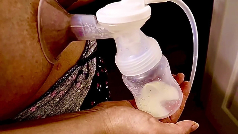 VeeVee Vixen: Arab MILF Breast Milking Huge Tits