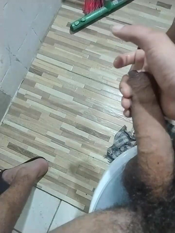 Virtual ToyBoy: Masturbación en el baño oculto