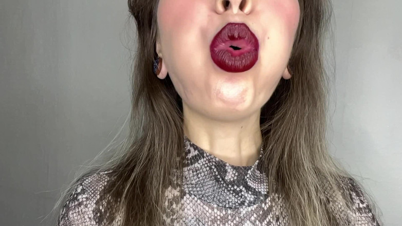 Rarible Diamond: 빨간 입술 침 플레이 슬로우 모 4