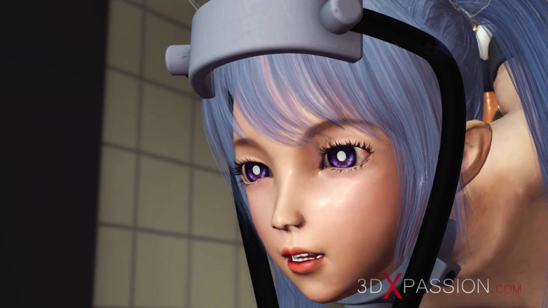 3dxpassion: Šukací stroj. Japonská studentka je tvrdě ošukána v kuchyni