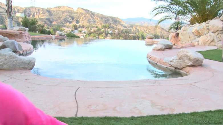 Peter North: Hot little spinner Megan Rain