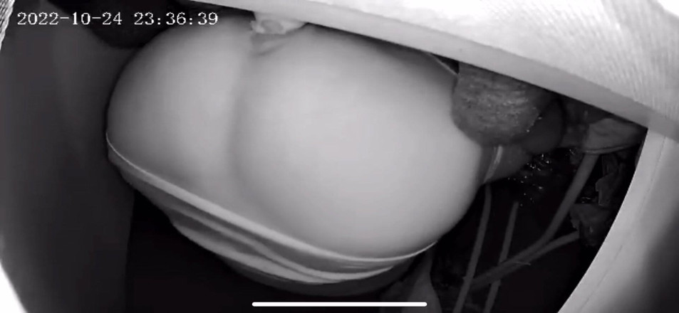 Haggy Baggy: Wooden butt knob in and out no hands