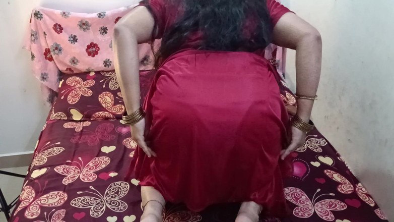 Muruga: Nuovo vestito rosso la zia fa sesso super con un...