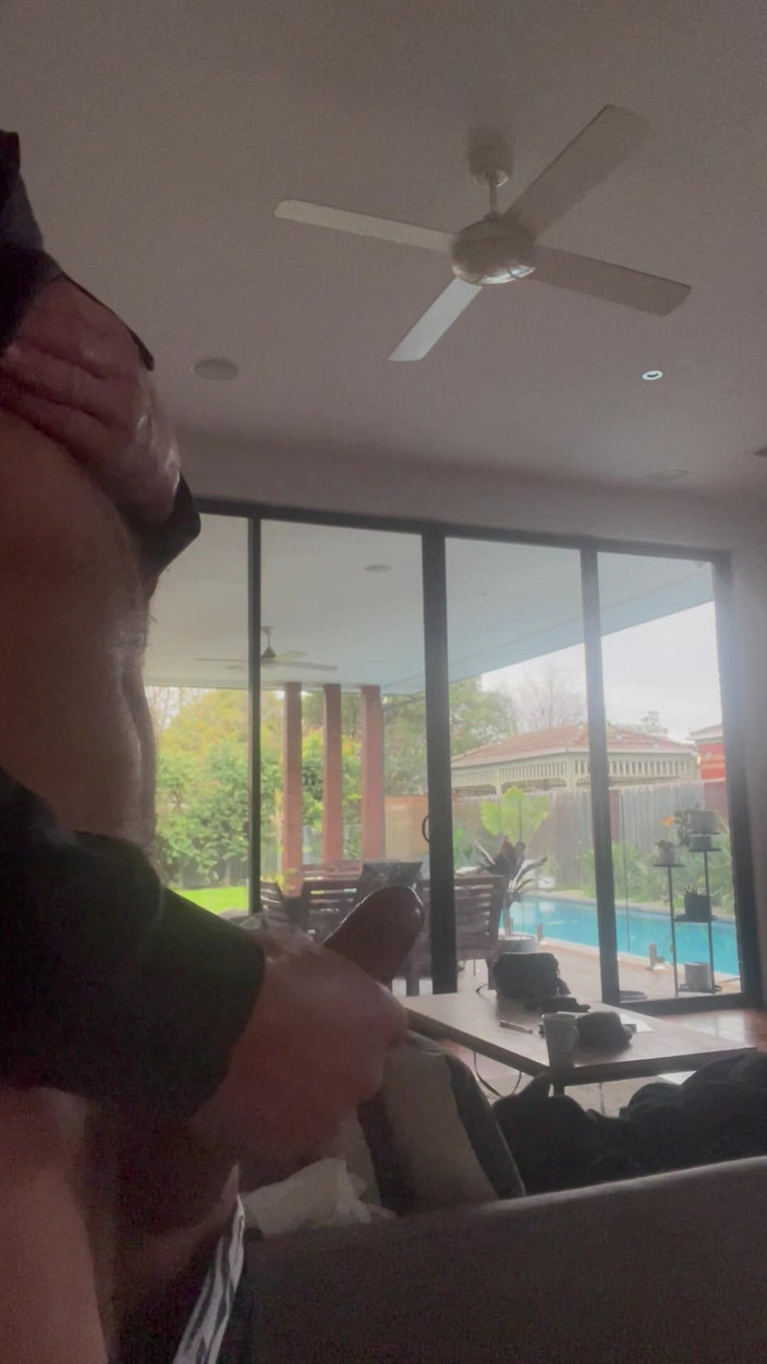Footlong: Jerking of Hoping My Next Door Neighbour Sees My Cock