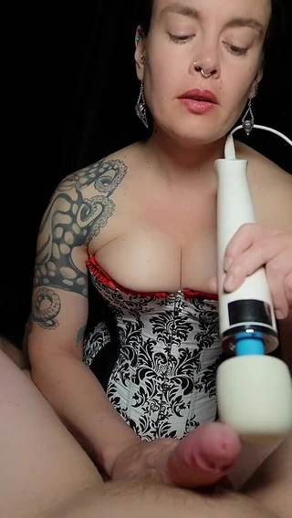 Hecate Reigns: Gender Switched Vibrator Tease & Denial Drips Precum