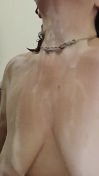 Soaped up and Wet