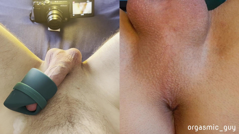 orgasmic_guy: Mon jouet préféré me donne un orgasme intense - vue partagée...