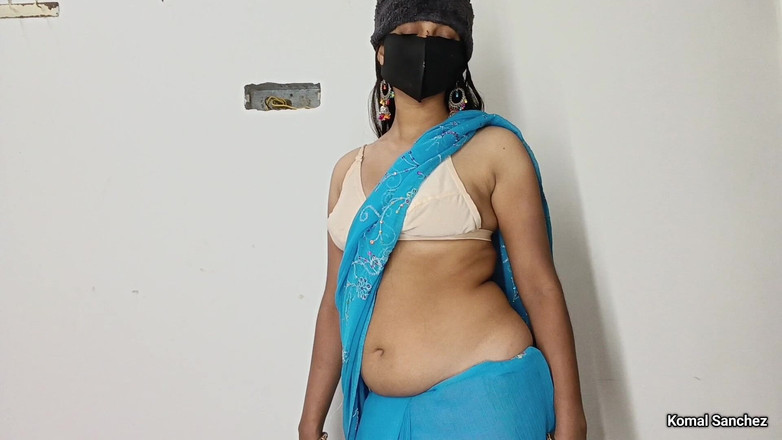 Hot_girl: हॉट लड़की komal Sanchez नई साड़ी लुक
