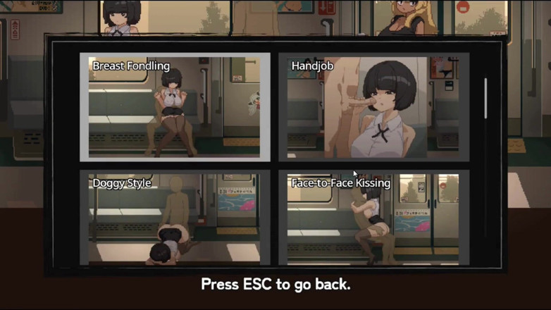 NSFWOtaku: Gioco hentai - Train45 - Hentai Reina scena completa