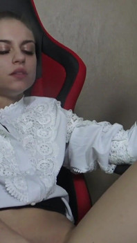 Nylon Secretary Foot Jerking