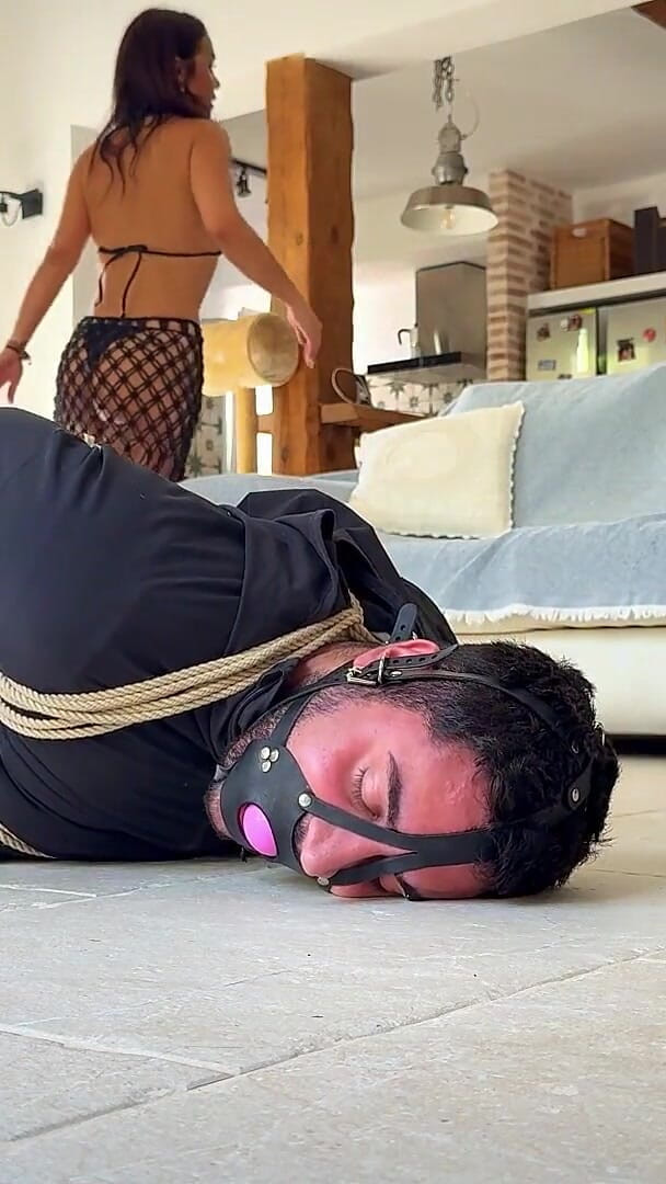 Latina Finds Every Tickling Spot on Her Sub While He Is in a Strict Hogtie (Latina Fetish) Latina Finds Every Tickling Spot on Her Sub While He Is in a Strict Hogtie (Latina Fetish)
