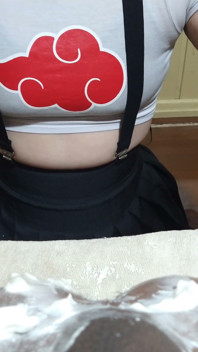 Curious Goddess - Putting Whipped Cream in the BBC's Asshole and Licking It