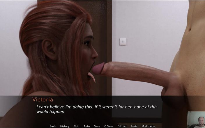 Sex game gamer: गले में गहरे लंड लेना - मोक्ष और रसातल के बीच