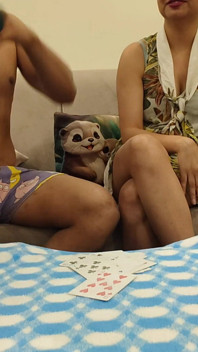 Stepsister Saara Lost Her Pussy in a Card Game