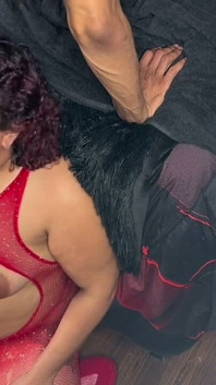Latina Slut Gives Scotty a Blowjob