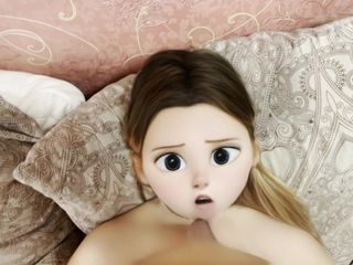 Butt is peach: Pieprzę realistyczną lalkę erotyczną i spermę na jej cipce