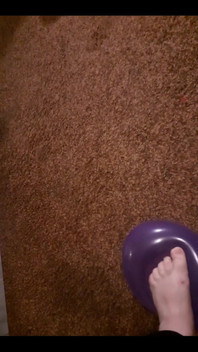 I Popped Balloons with My Feet