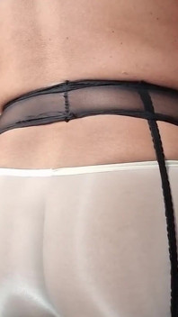 Doorzichtig nieuw nylon slipje