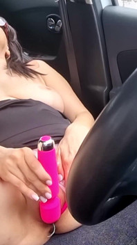 Masturbating in a Car. Real Female Orgasm. Full. Ep 22611