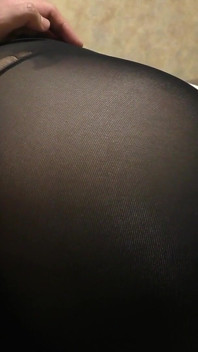 Kerja pantat besar tiri dalam pantyhose