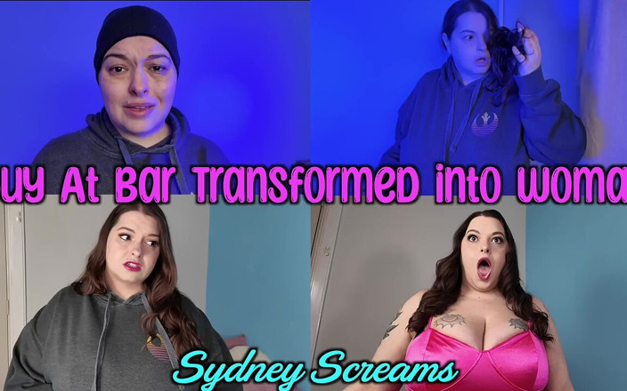 Sydney screams fetish: Guy at Bar Transformed Into Woman