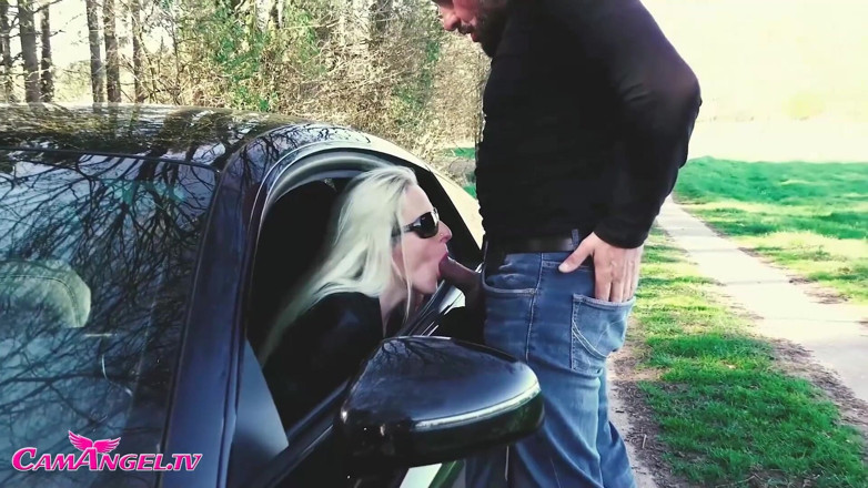 CamAngel: Audi R8 jazda testowa i porno na świeżym powietrzu
