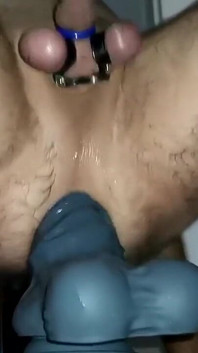 Anal Dildo Ride Full Insertion