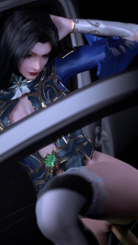 MILF jalang miang 3d curang dengan orang asing di dalam kereta