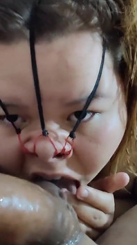She Swallows My Cock, Devours My Balls and Even Licks My Ass