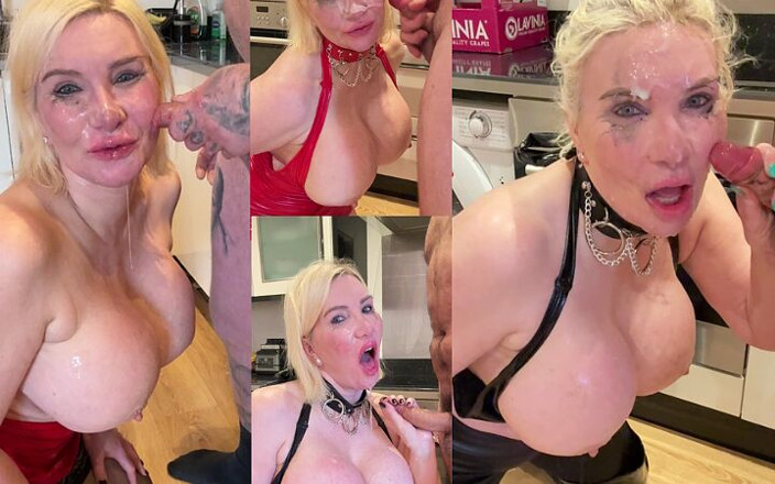 Sophie James: 궁극의 얼굴 섹스 딥쓰롯과 지저분한 페이셜 건틀릿
