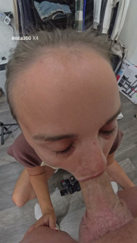 The Dick Goes Missing in Her Cheek Again