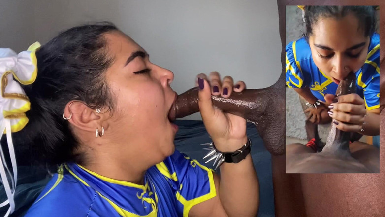Zozonicoco: Bbw Chun Li neukt grote zwarte lul Ermac en krijgt...