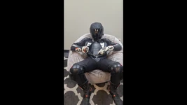 Cykel kostym över neopren