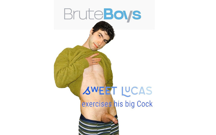 Lucas Exupery: Sweet Lucas Exercises His Big Cock