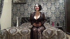 Goddess Misha Goldy: Femdom JOI verze 1 s pokyny k výstřiku a prstění zadku