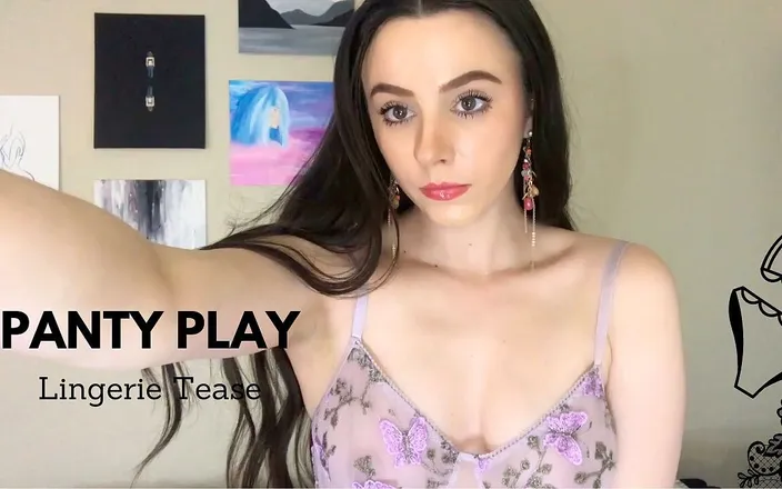 MiaNyx: Je T'aime nové kalhotky kundička náplň masturbace a stříkání