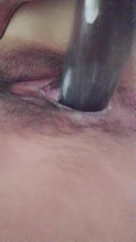 Amatörflicka närbild dildo