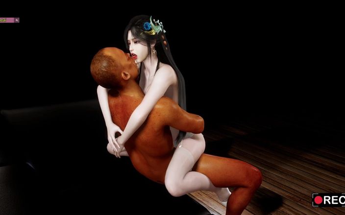 X Hentai: Princesa safada fode o velho - animação 3D