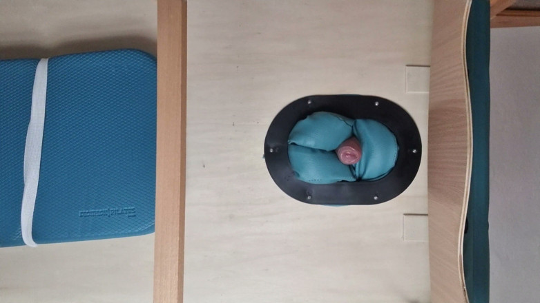 Naxy: Fucking the Massage Table Below View