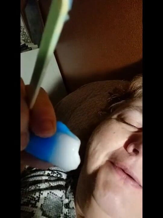 BBW nurse Vicki adventures with friends: I love Ice cream, bananas and popsicles Yum