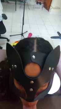 The Masked Girl Is Very Docile When She Has My Cock in Her Mouth