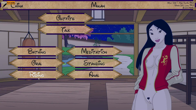LewdArcade: Taman Selepas Permainan Gelap - Koleksi animasi seks mulan [18+] permainan lucah