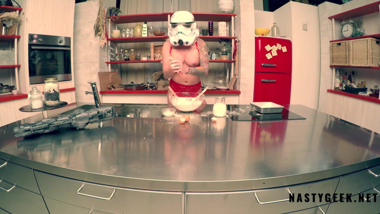 PurefilmsTv: Stormtropper jarushka coock her pussy with big dildo and squirt