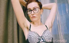 Stepaunt with Glasses and Fishnet Tights Is Flirting with You and Teasing You