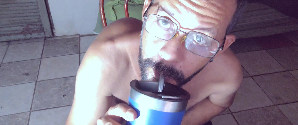 Stink HairyMale: Masturbuje v době čaje